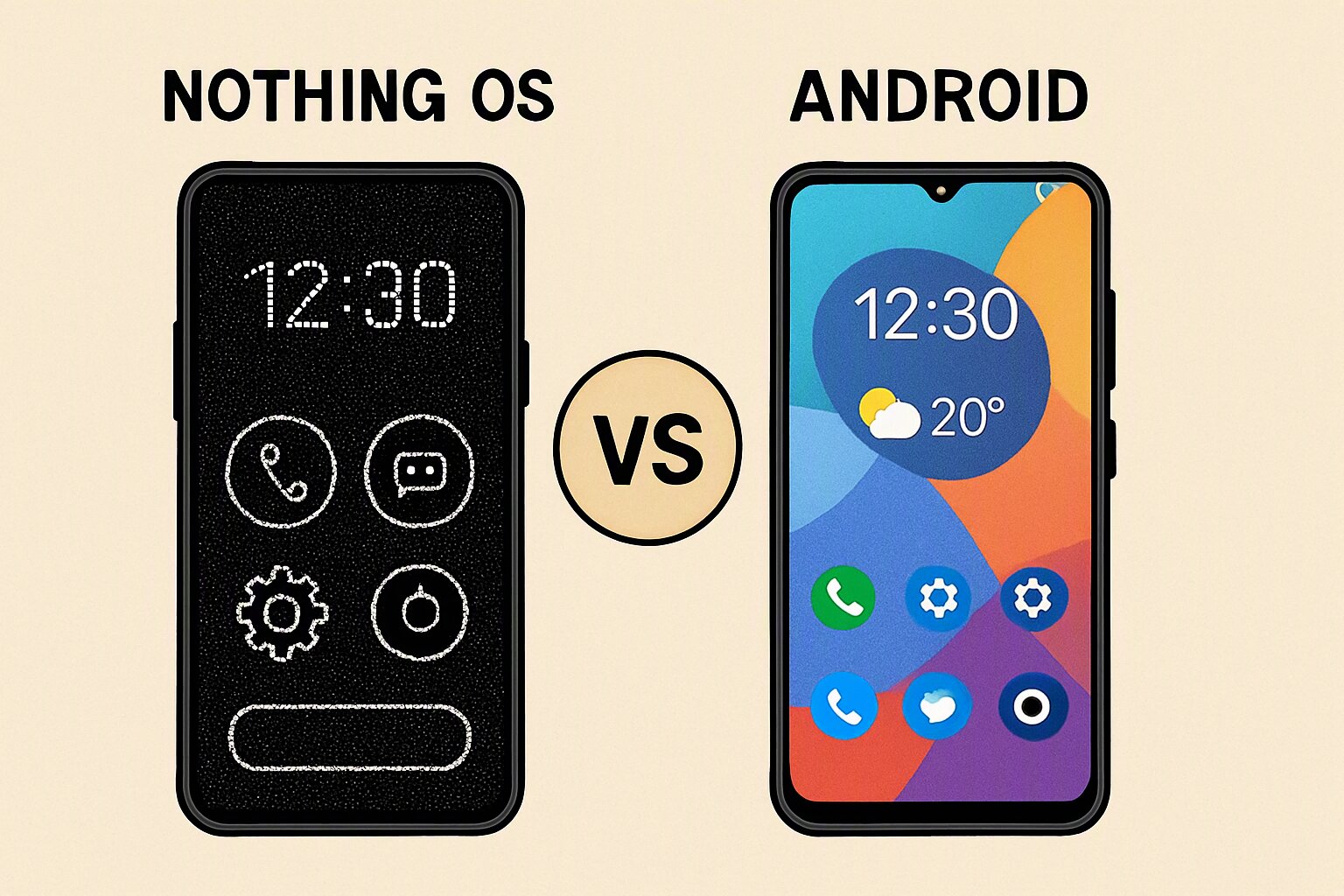 Nothing Os Vs. Android